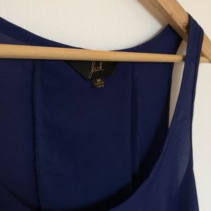 EUC Jack sleeveless splice back top